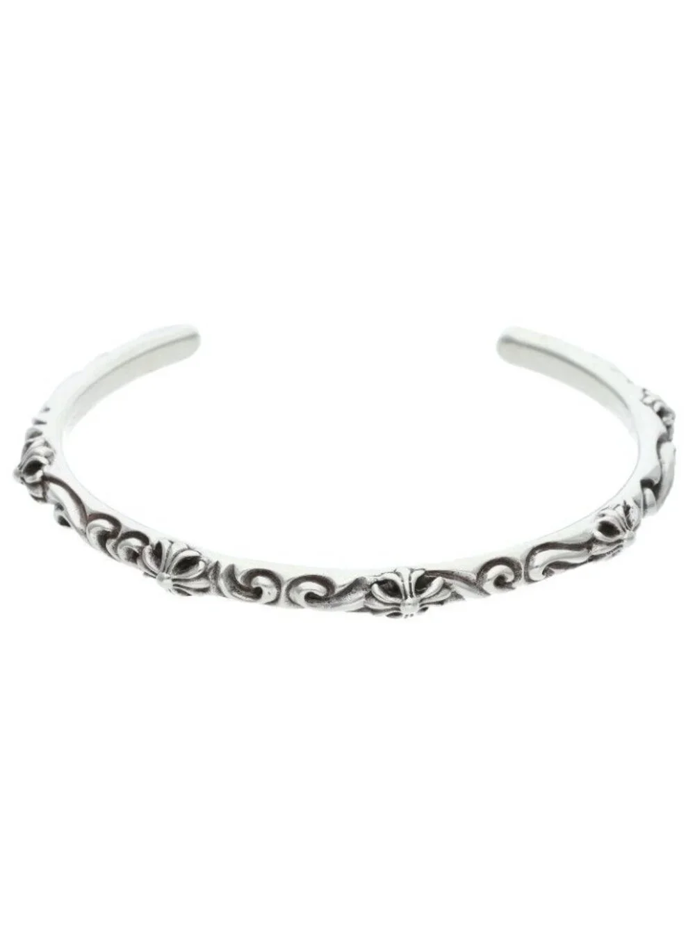 Chrome Hearts Bangle Sbt Band Silver Bracelet